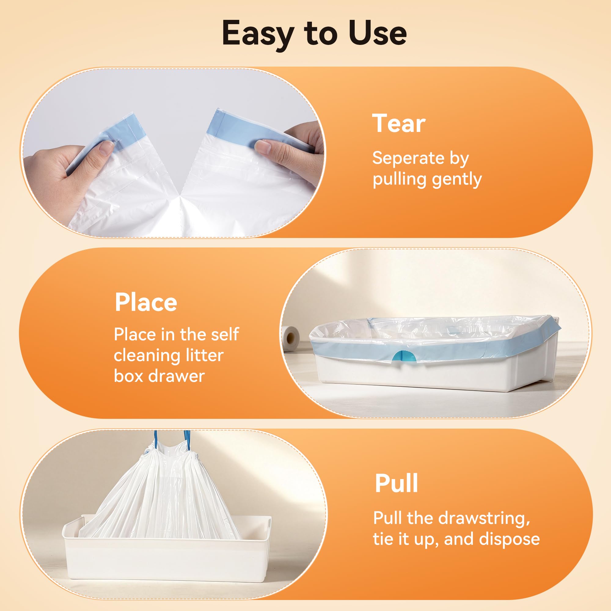 Meowant SC03 three-roll pack keeps 60 bags ready for use.