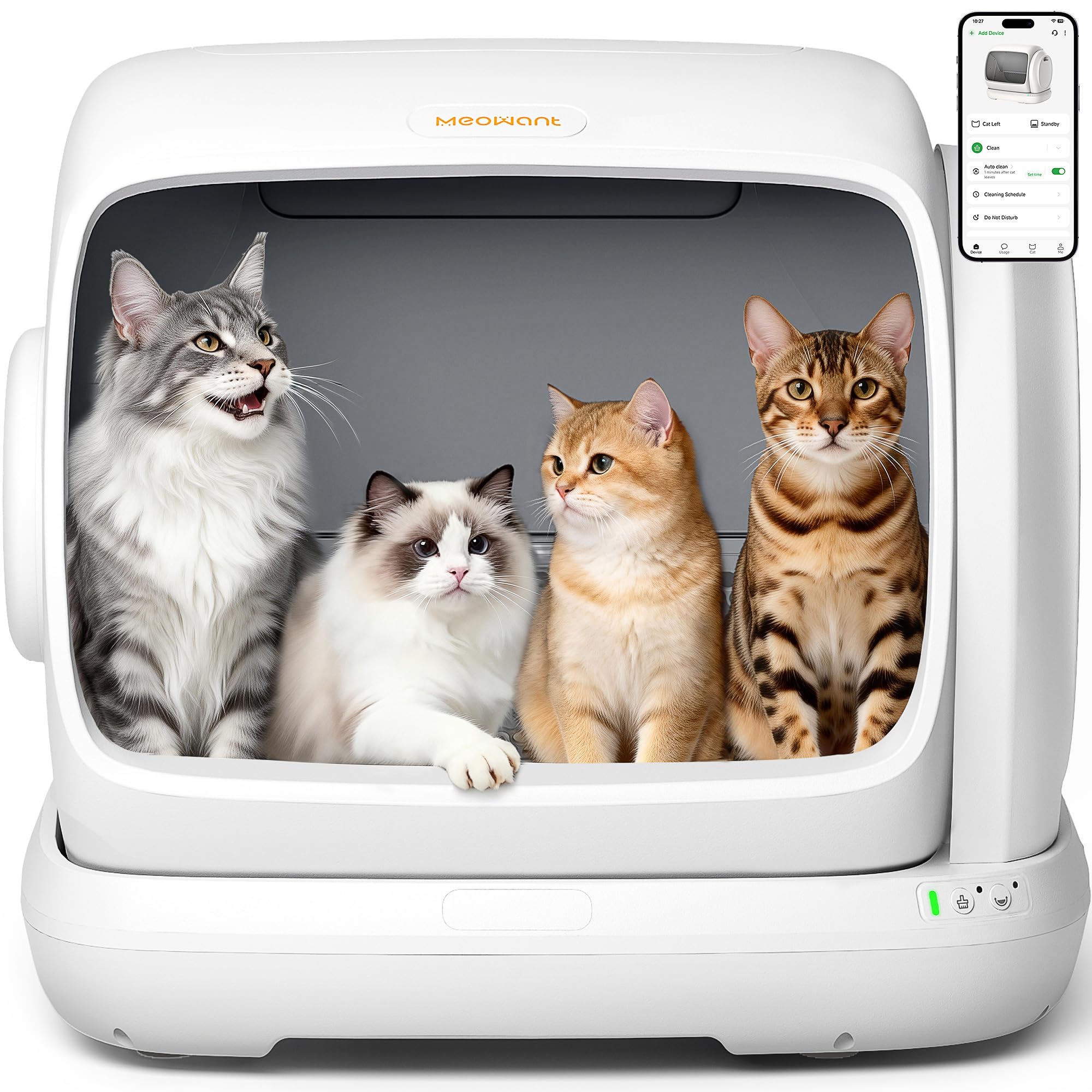 MeoWant SC09 Plus 106L space for multi-cat use