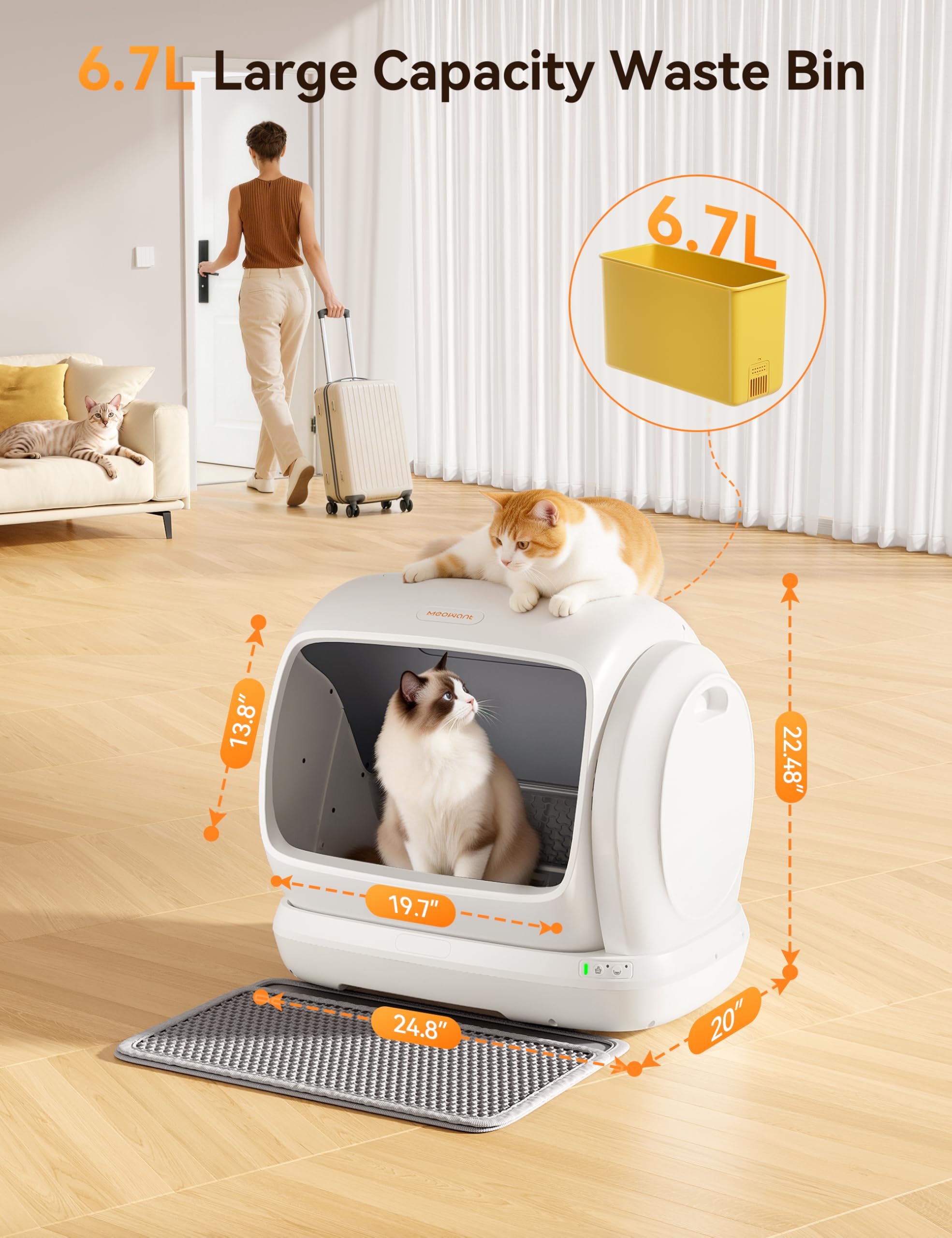 MeoWant SC09 Plus app control enables remote monitoring and control