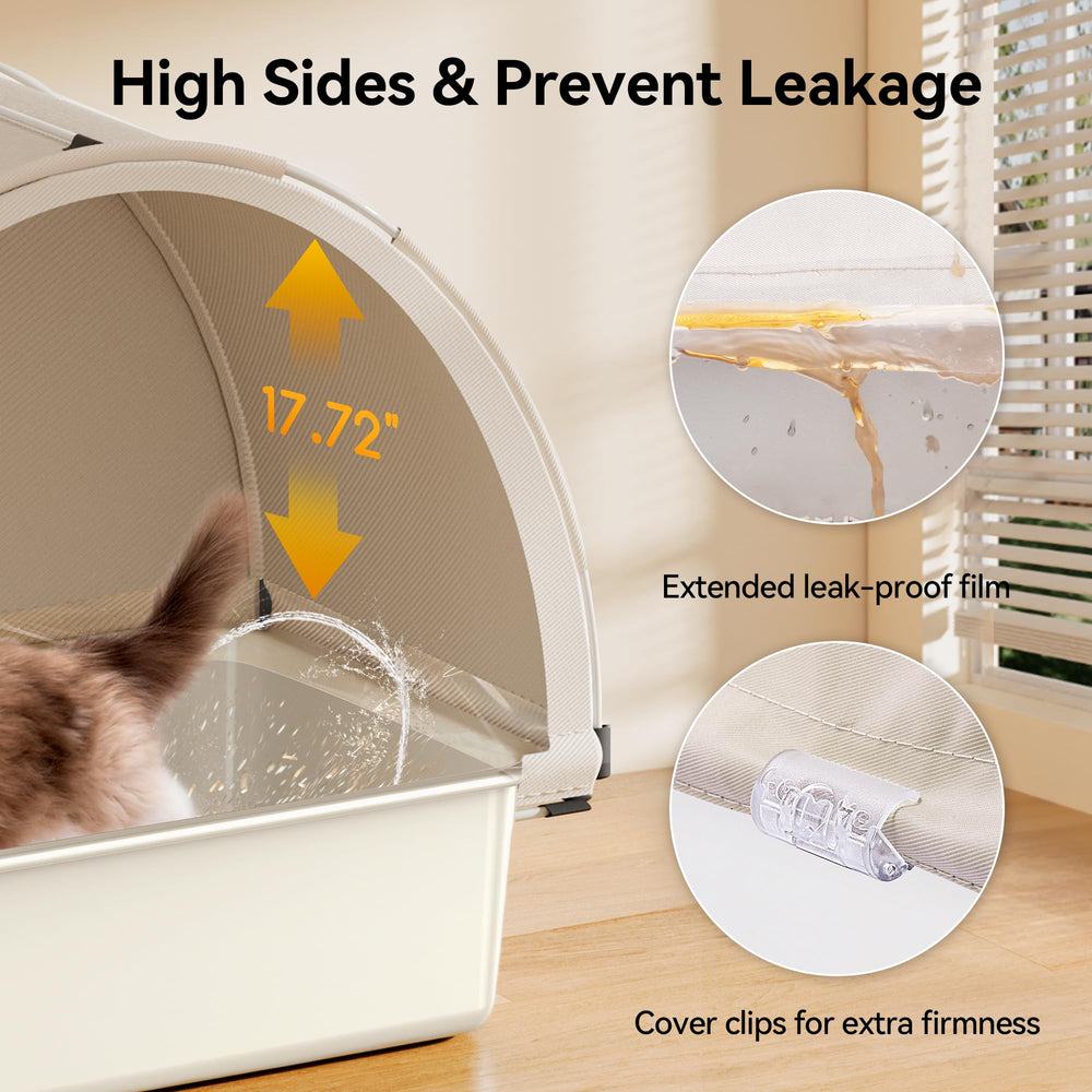 Meowant leakproof film and odor-control gel keep floors cleaner and fresher.