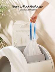 Meowant thickened waste bags resist tearing during litter changes