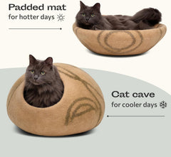 MEOWFIA beige-large edge detail reveals craft and durable seams