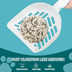 Meowgic Paws dust-free technology reduces litter dust in the air.