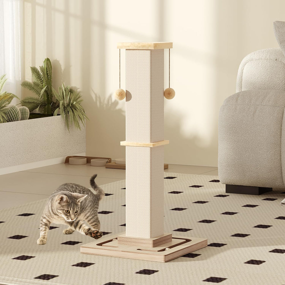 MeowHomm sisal rope detail highlighting natural scratching surface cats instinctively love