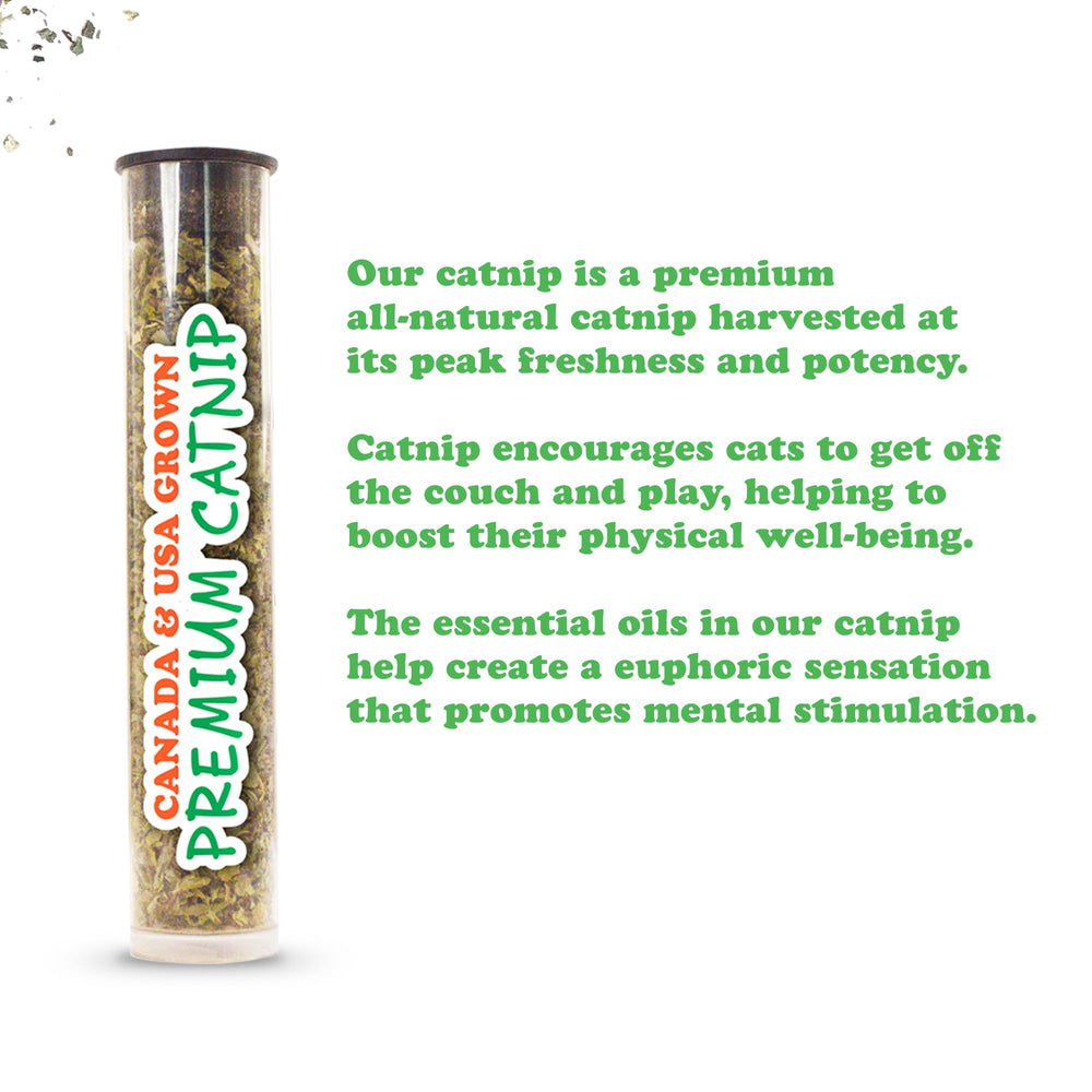 Meowijuana premium organic catnip 7 g for fresh enrichment.
