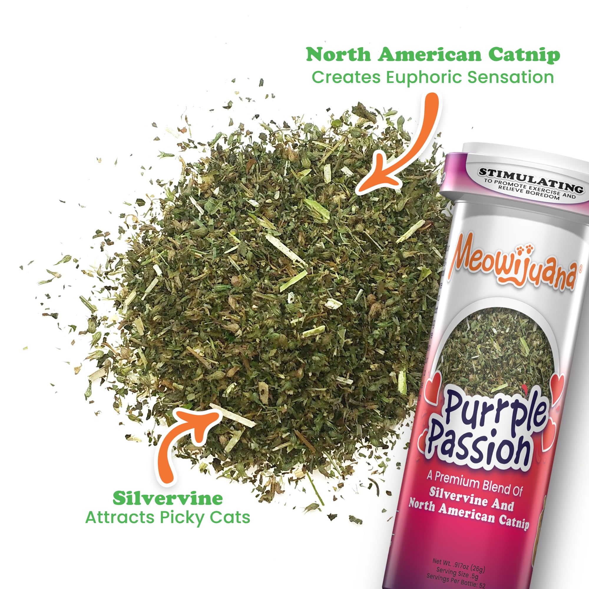 Meowijuana Whisker Tickler catnip texture focuses on soft, inviting feel.