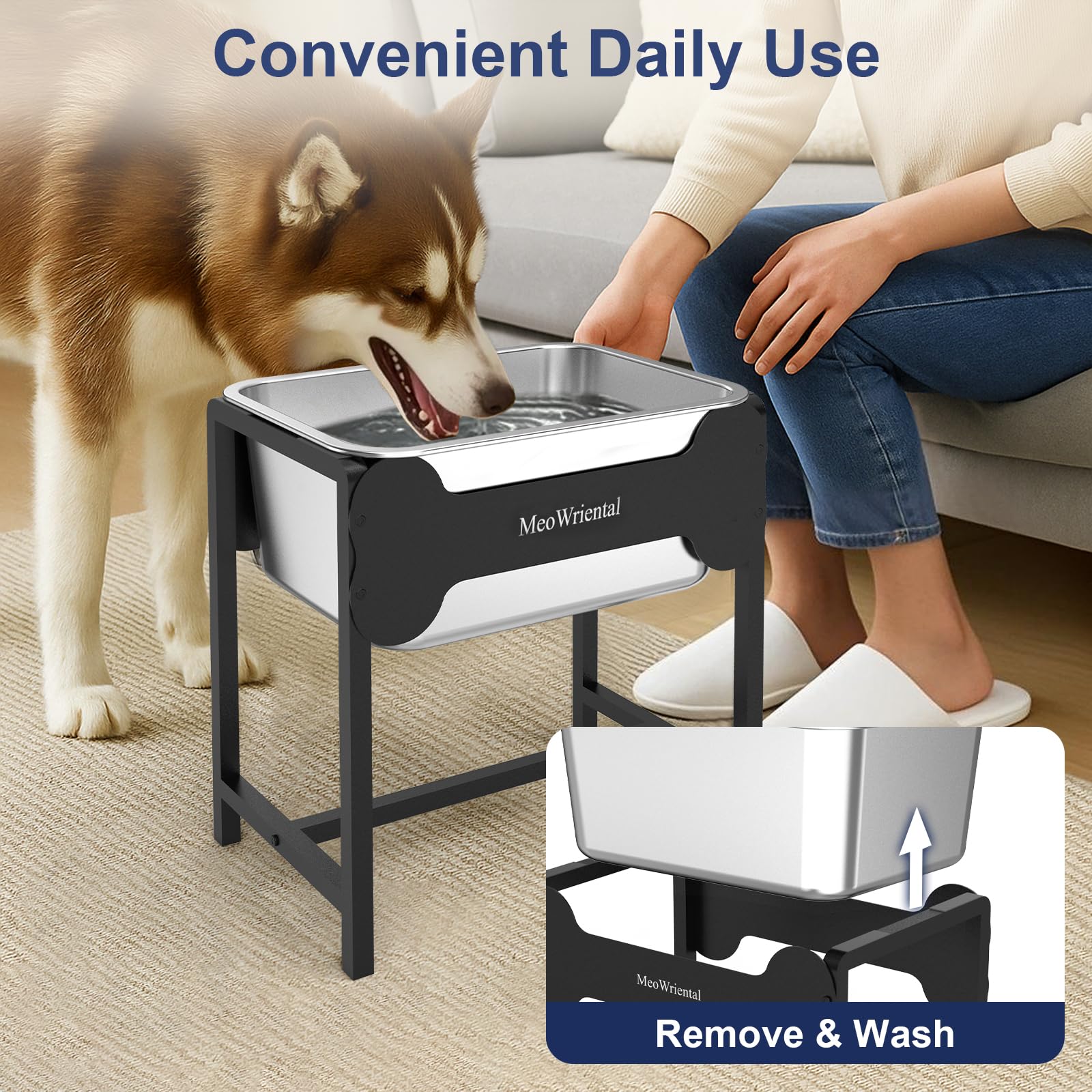 MeoWriental ideal for multi-dog households needing reliable water.