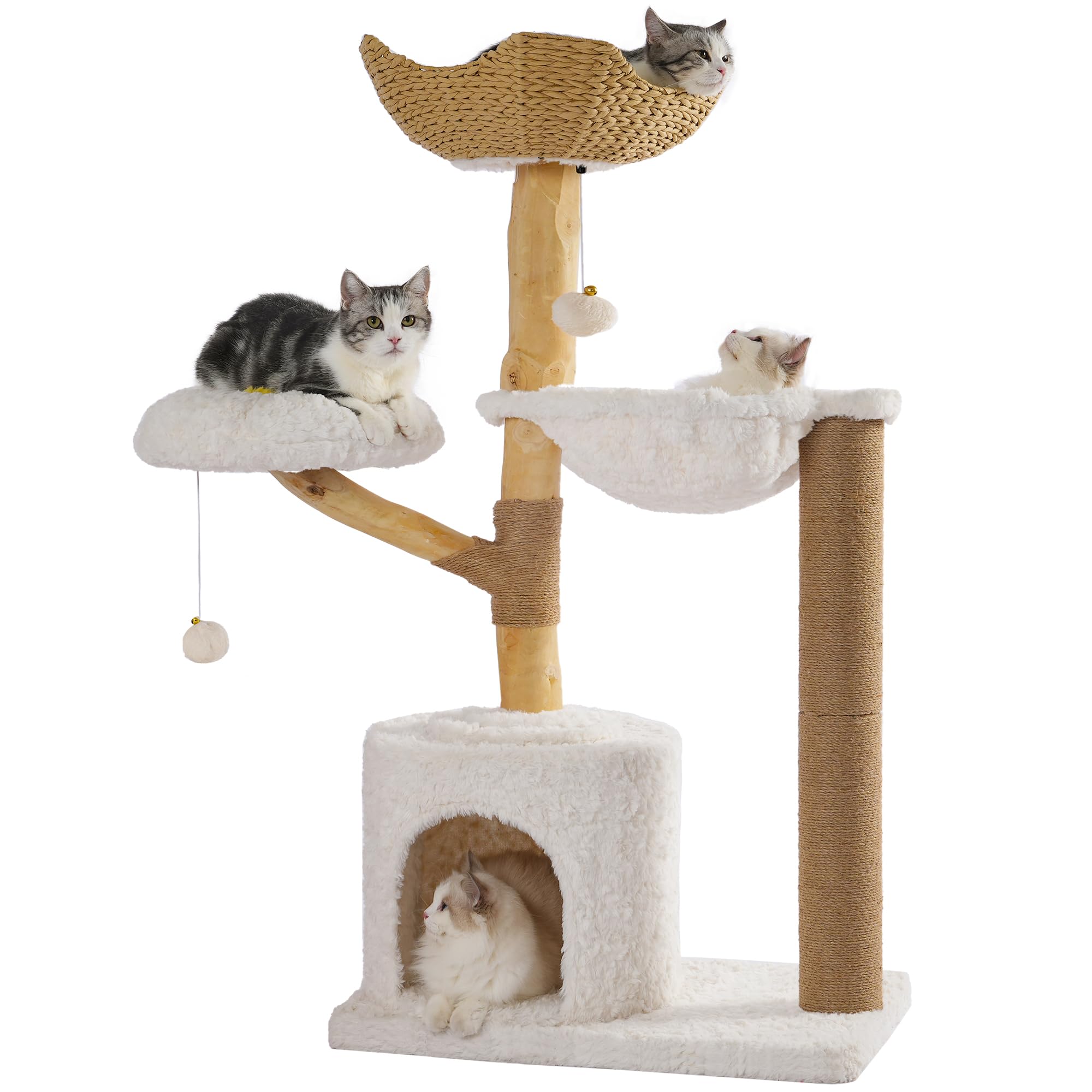 Meowrista double-wrapped jute posts for durable cat scratching.
