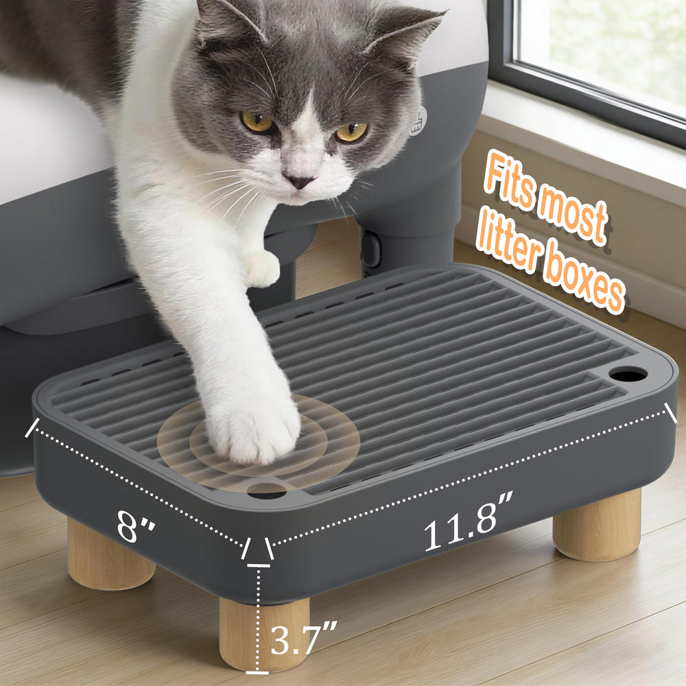 MeowWhimsy Cat Ramp features detachable top grate for quick cleaning.