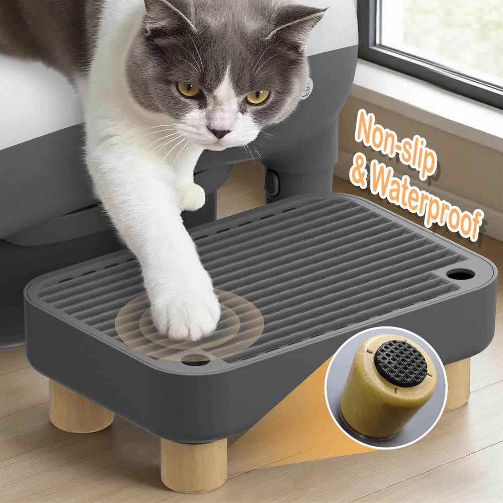 MeowWhimsy Cat Ramp uses durable, water-resistant materials for long-lasting use.