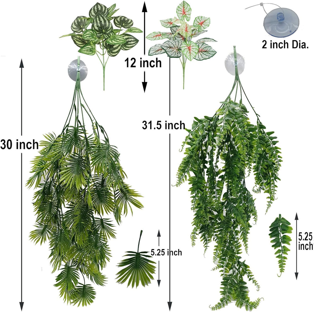 MEPHAN reptile mini ivy 12in adds safe, natural-looking decor.