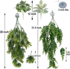 MEPHAN reptile mini ivy 12in adds safe, natural-looking decor.