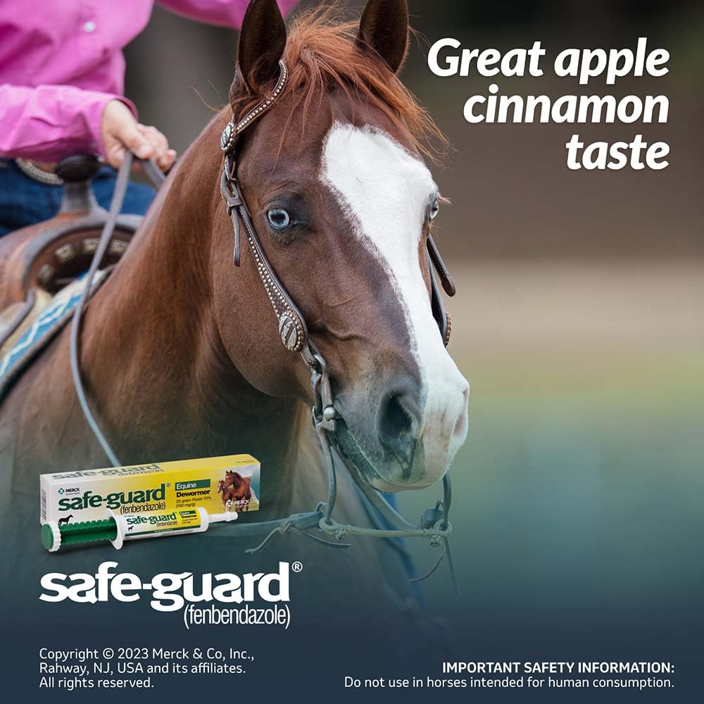 Safe Guard targets large and small strongyles, pinworms, and ascarids in horses.
