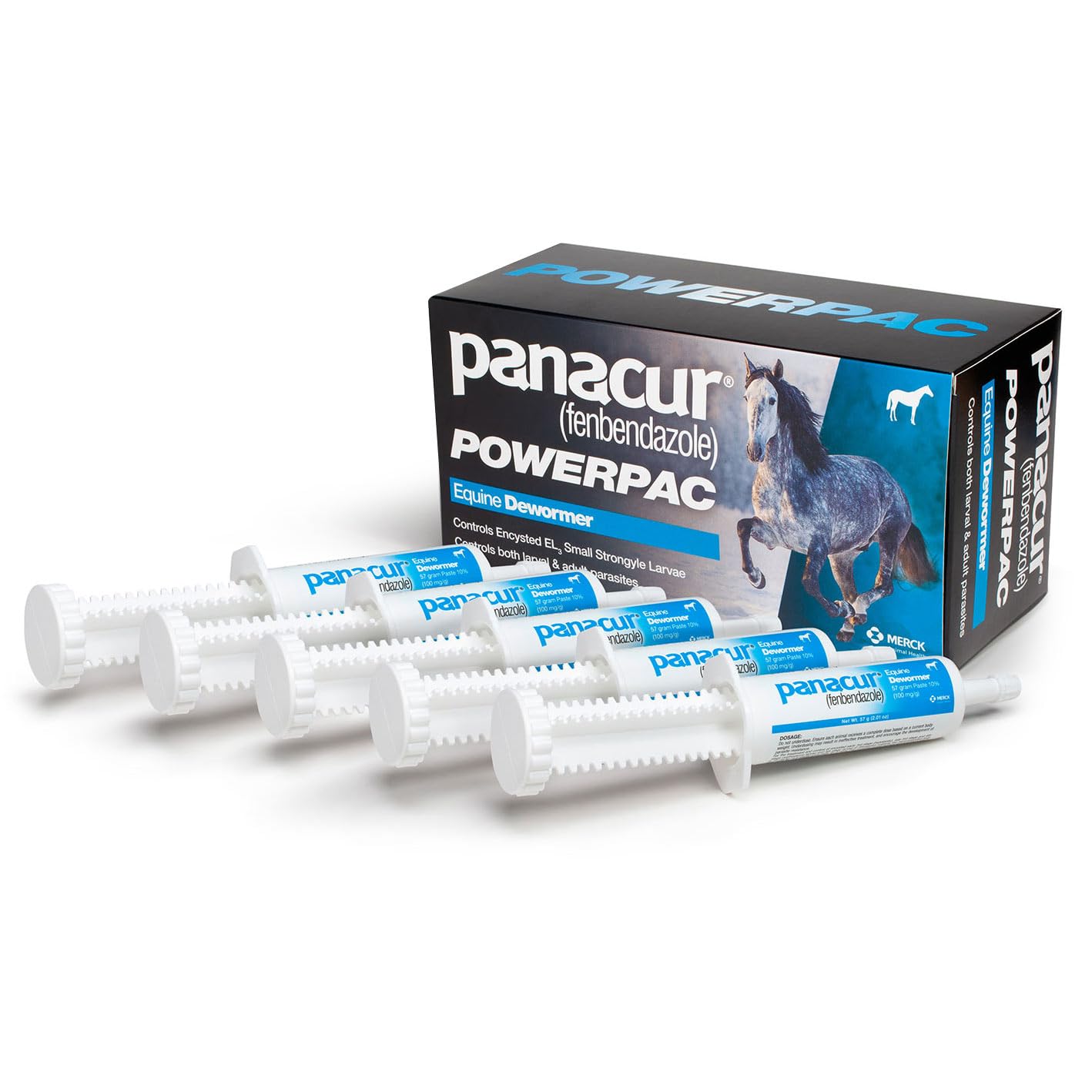 Packaging displayed on a vet clinic shelf