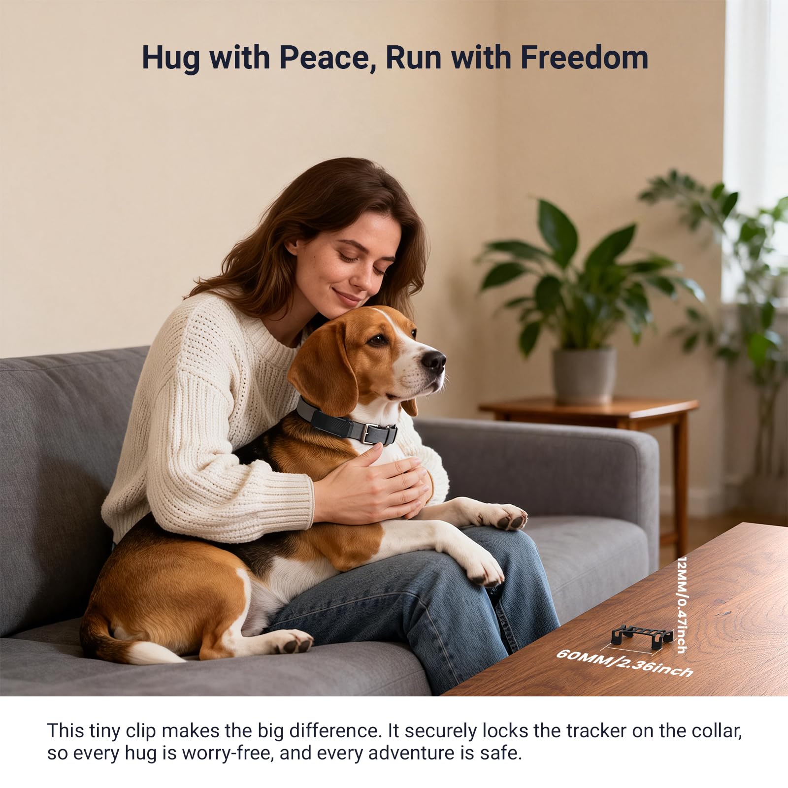 MEROM four-pack clips offer spare replacements or sharing with other dog owners.