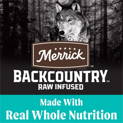 Deboned turkey is the first ingredient in Merrick Backcountry Game Bird Recipe