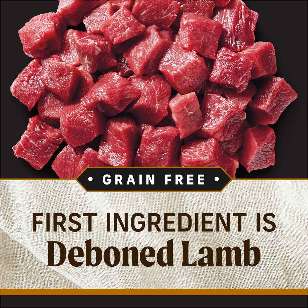 Merrick Backcountry gluten-free and grain-free recipe supports wholesome nutrition.