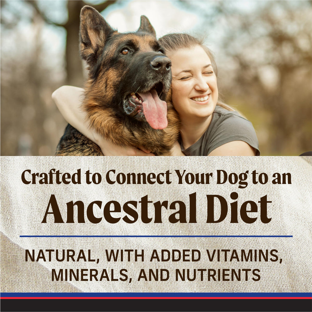 Merrick Backcountry grain-free formula signaling gluten-free nutrition