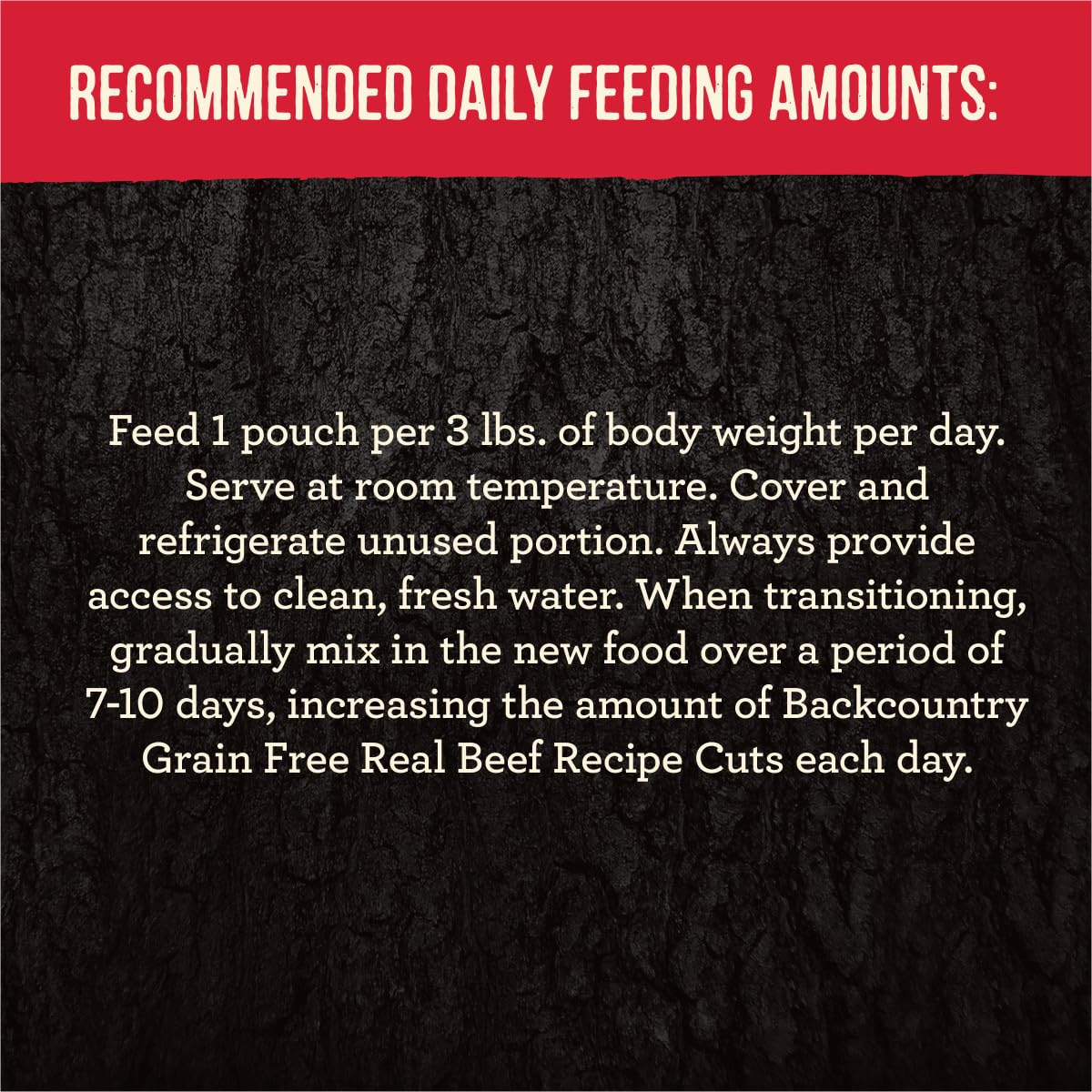 Merrick Backcountry-gravy, moisture for enhanced feeding palatability.