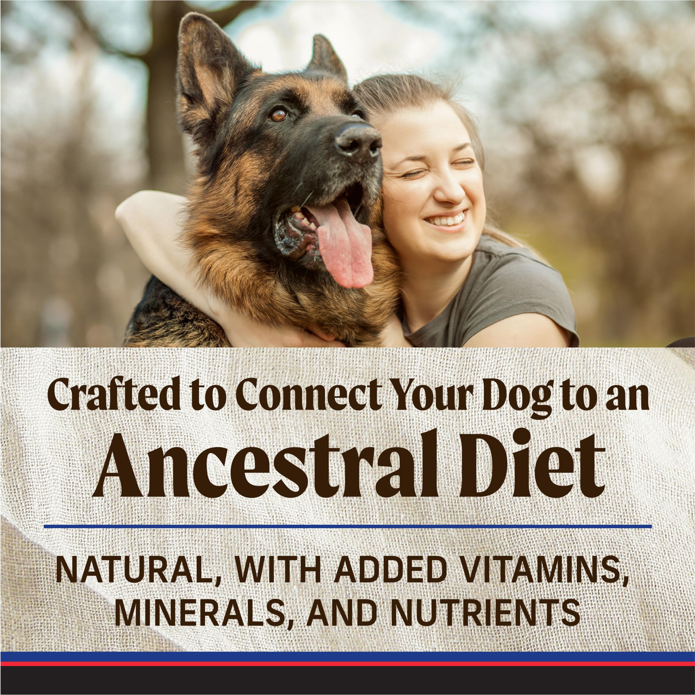 Merrick Backcountry omega fatty acids support healthy skin and coat