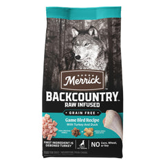 Omega fatty acids in Merrick Backcountry support healthy skin and coat