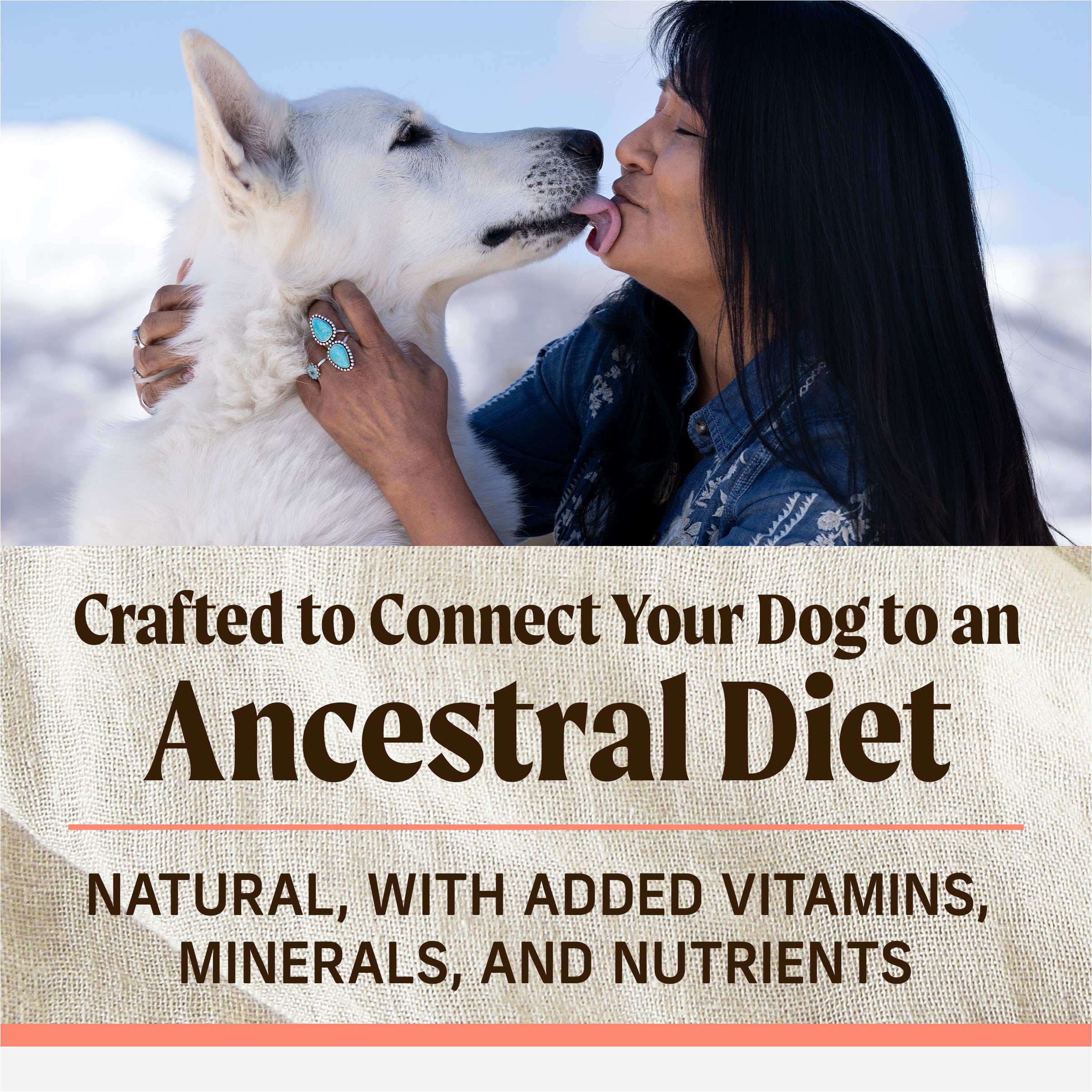 Freeze-dried raw pieces and whitefish close-up add texture and nutrition.