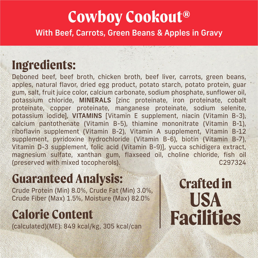Merrick Cowboy Cookout versatile meal or topper for variety