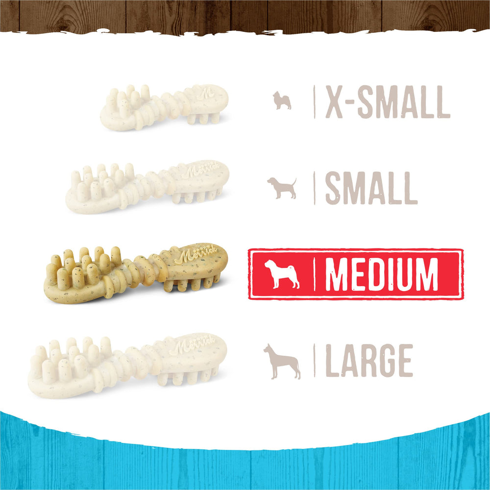 Merrick Fresh Kisses 1.88 lb box for daily dental treats.