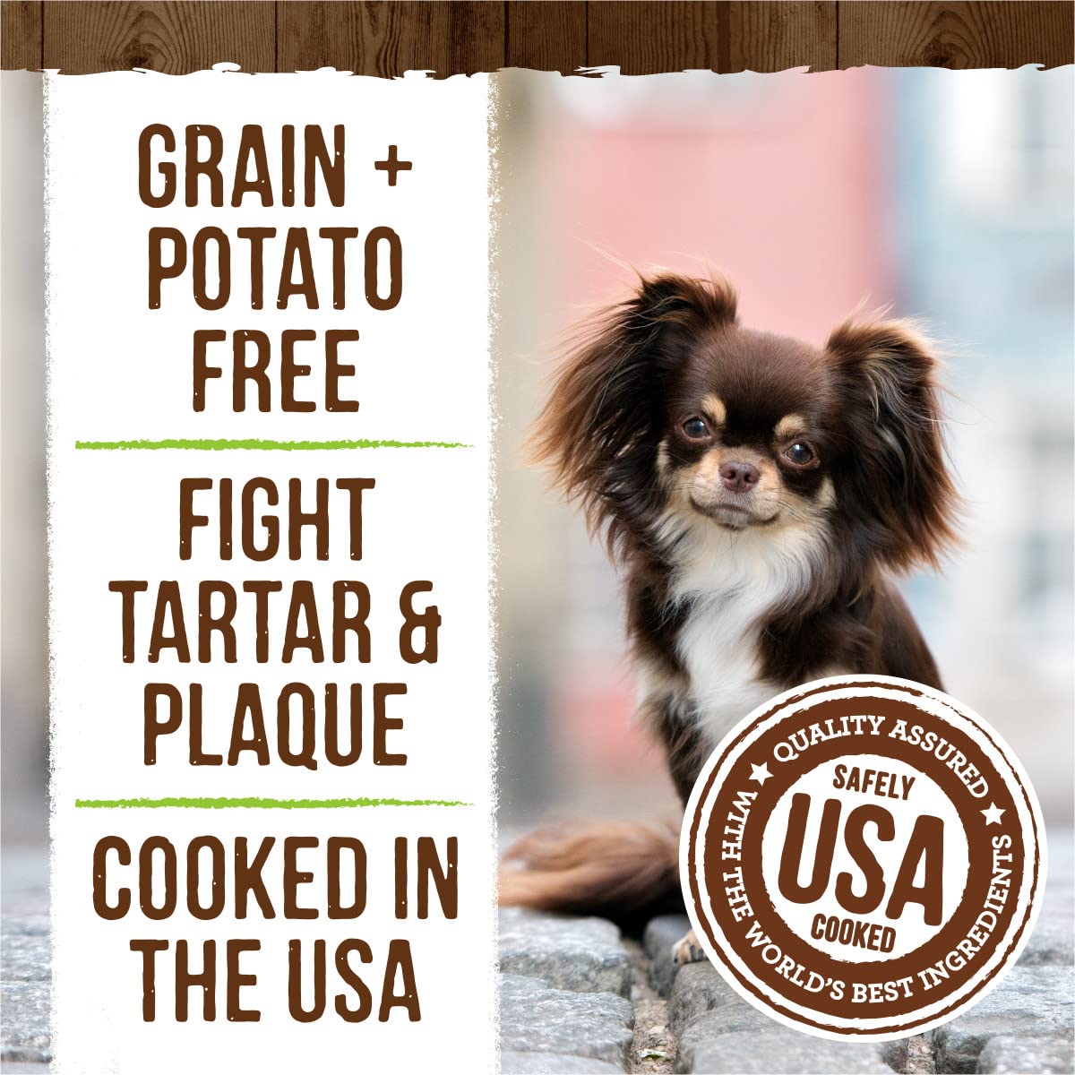 13 ingredient list highlight the grain-free, potato-free formula