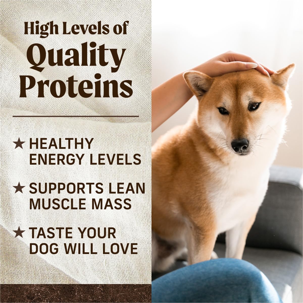 Merrick glucosamine and chondroitin detail for joints.
