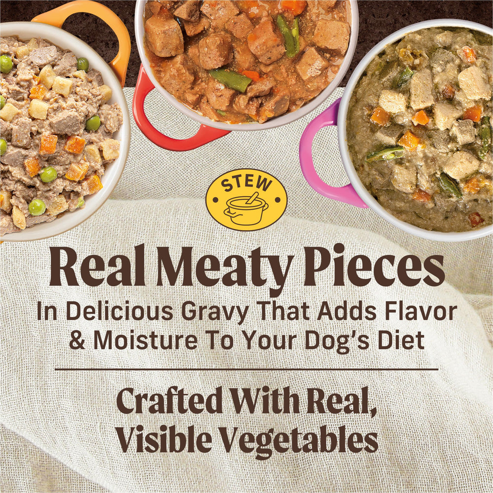 Merrick Grammy's Pot Pie can shows real meat and savory gravy