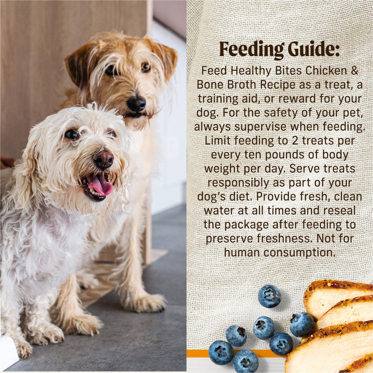 Merrick Healthy Bites manufactured in USA facilities for quality assurance