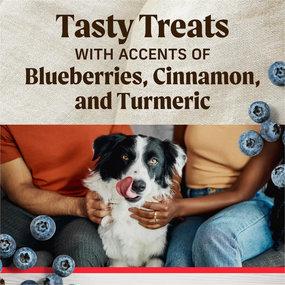 Merrick Healthy Bites free of artificial colors flavors or preservatives.