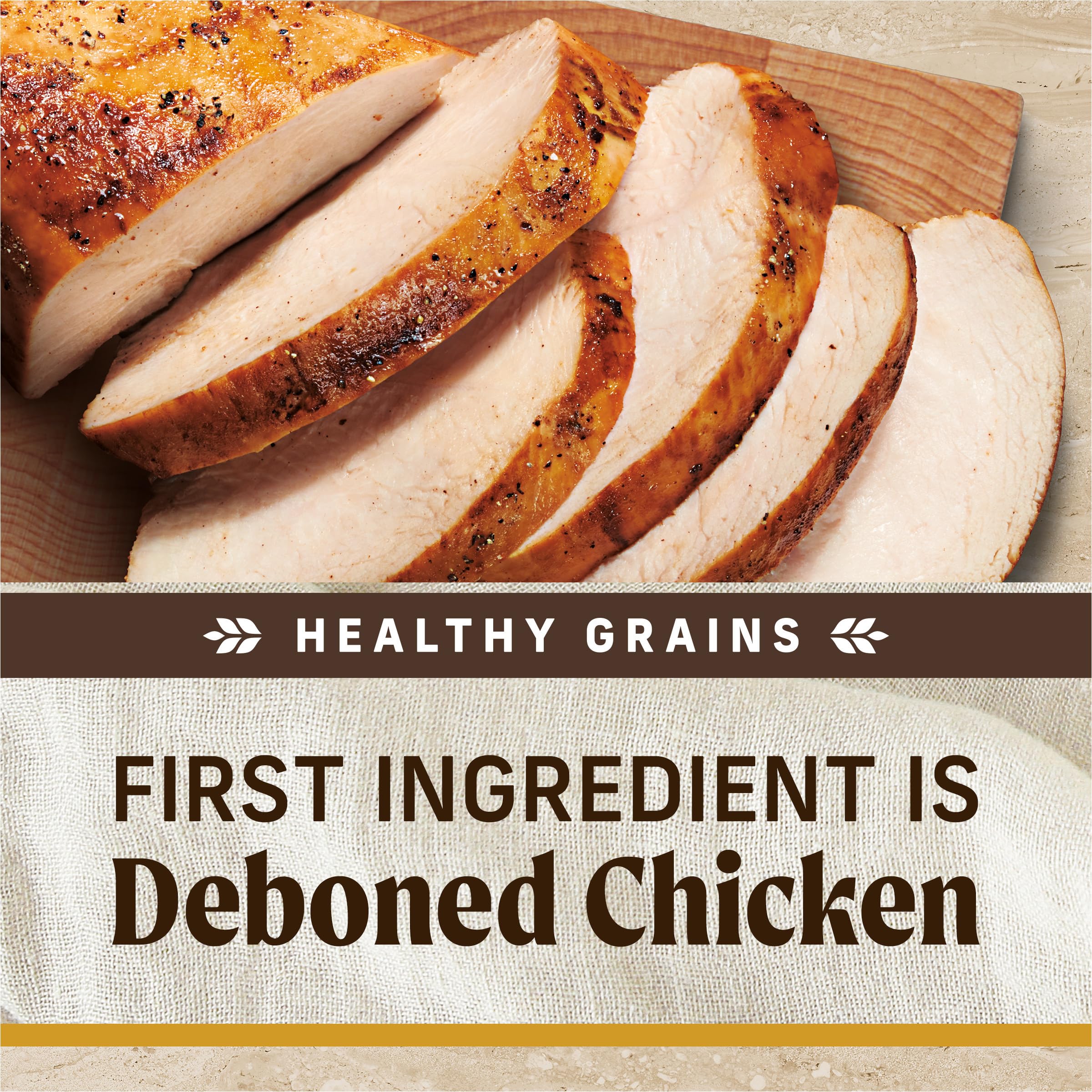 Merrick Healthy Grains highlights ancient grains for easy digestion.