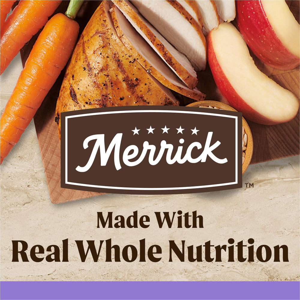 Merrick Healthy Grains Puppy Recipe DHA-rich kibble supports brain development