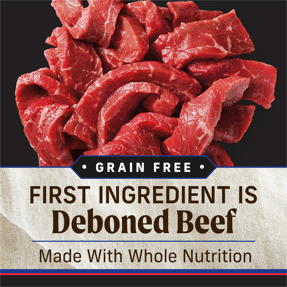 Merrick Hero Banquet with real deboned beef first ingredient