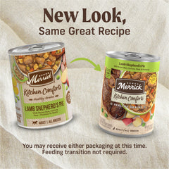 Merrick Kitchen Comforts Shepherd’s Pie-lamb serving bowl shows moist, flavorful gravy for mealtime.