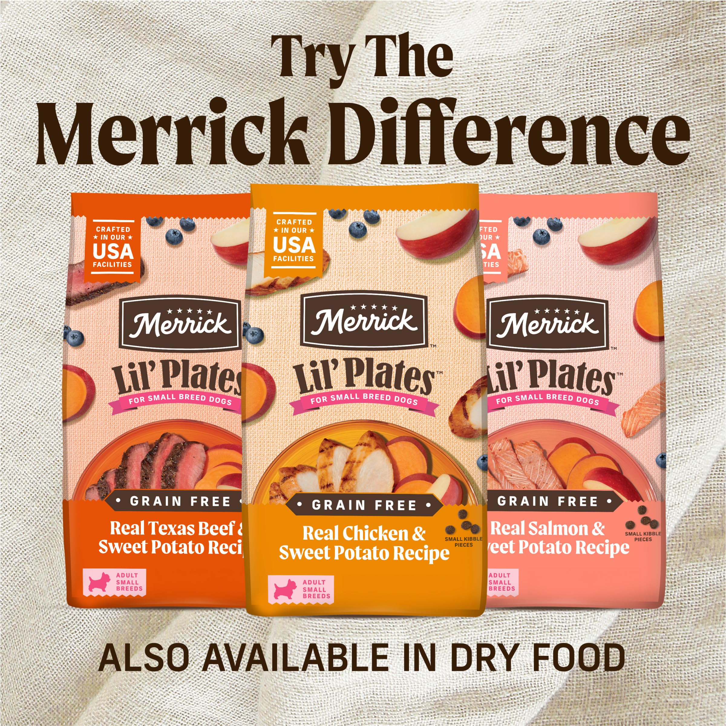 Merrick Lil Plates crafted in USA facilities for quality assurance.