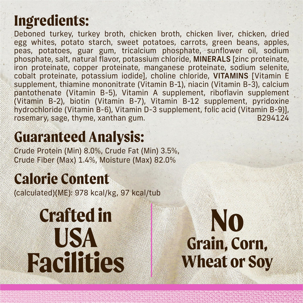Merrick Lil’ Plates gluten-free grain-free formula with no artificial colors