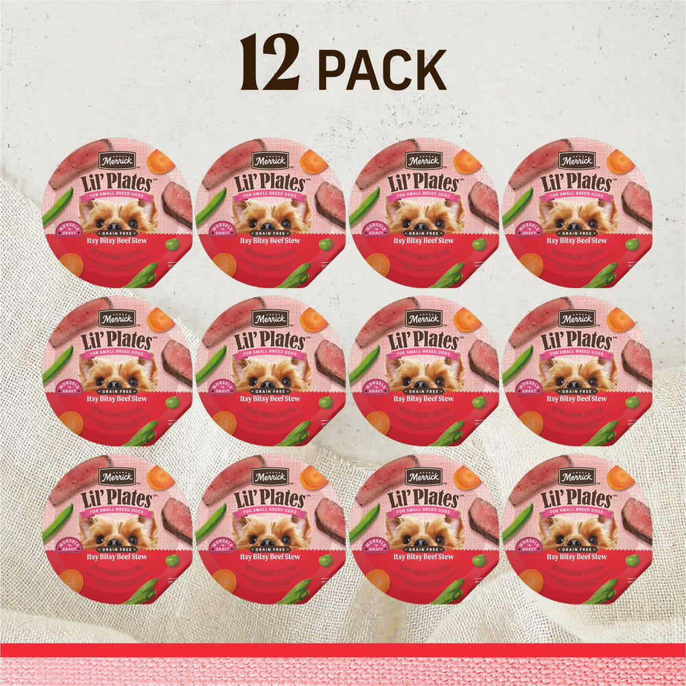Merrick Lil’ Plates wholesome ingredients with no artificial colors or preservatives