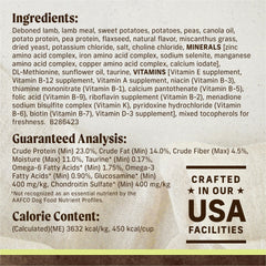 Merrick limited ingredient packaging emphasizes no artificial colors, flavors, or preservatives.