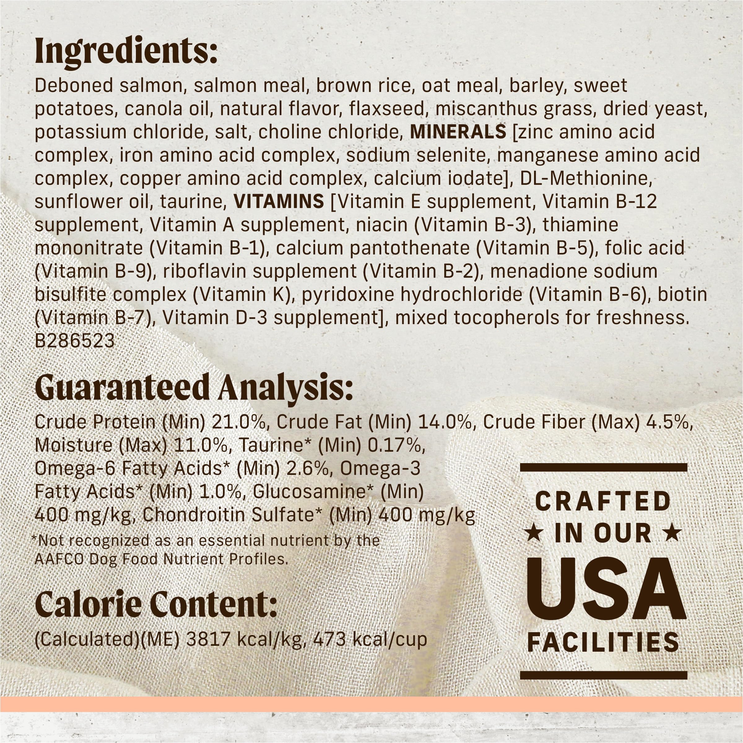 Merrick no artificial colors or preservatives supports natural nutrition.