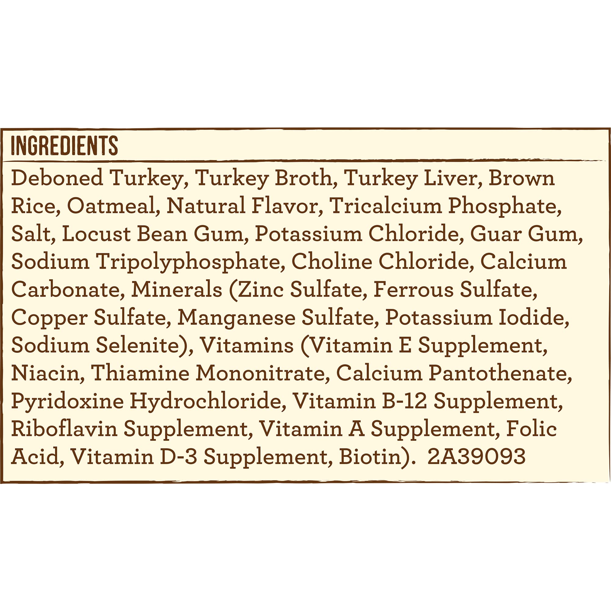 Label emphasizes no peas or lentils in Merrick recipe for simplicity