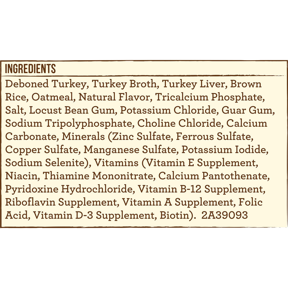 Label emphasizes no peas or lentils in Merrick recipe for simplicity