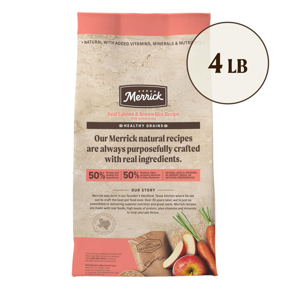 No potatoes, peas, lentils, or soy in Merrick recipe