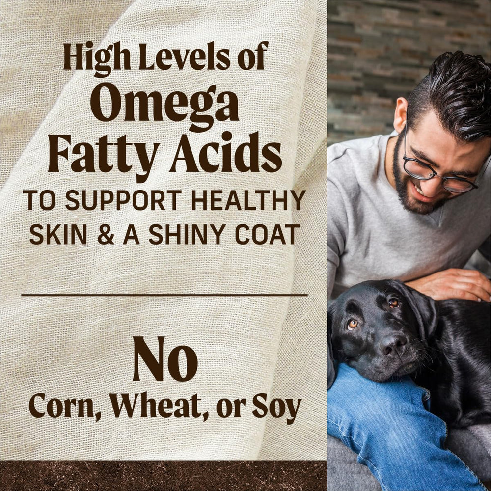 Merrick grain-free formula with hip and joint support nutrients.
