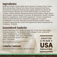 Real deboned chicken is the first ingredient in Merrick senior formula