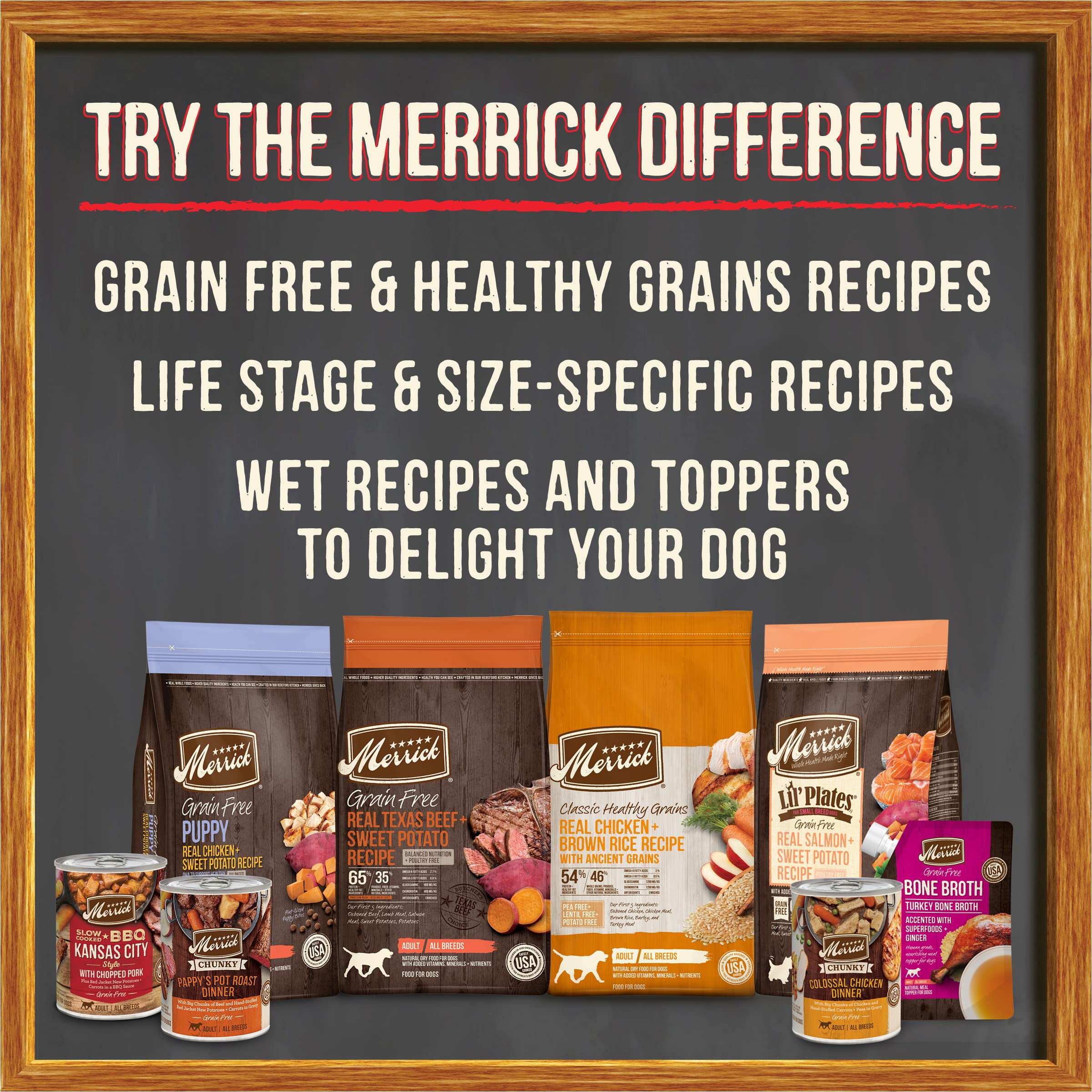 Merrick produced in USA facilities in Hereford, Texas