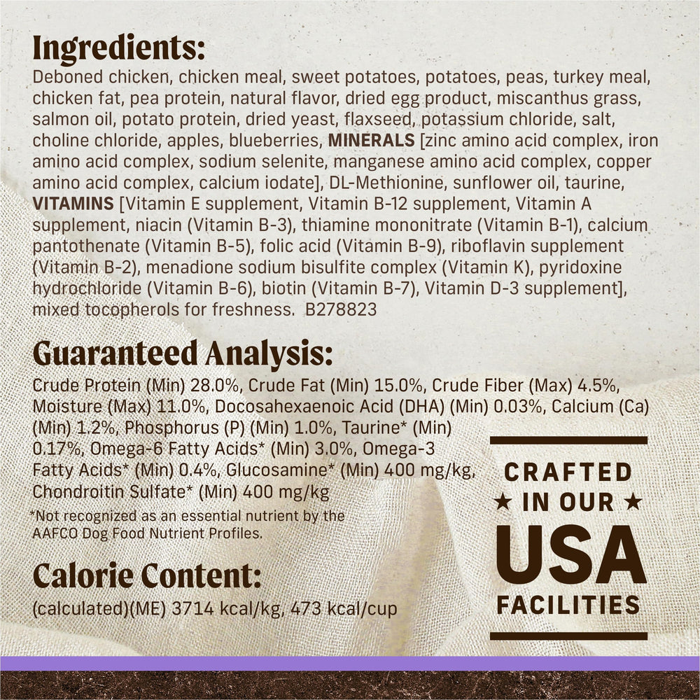 Merrick DHA-rich formula supports brain development and focus in puppies
