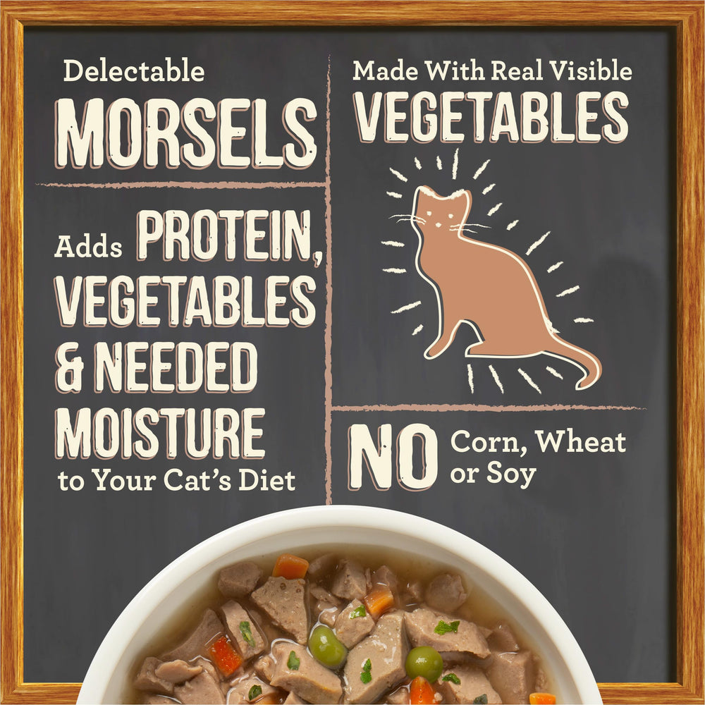 Merrick Purrfect Bistro grain-free cat food with gravy supports hydration